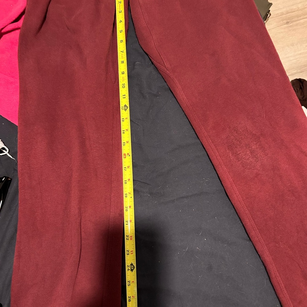 NIKE sweatpants size large maroon type color so soft and comfy - Picture 10 of 11